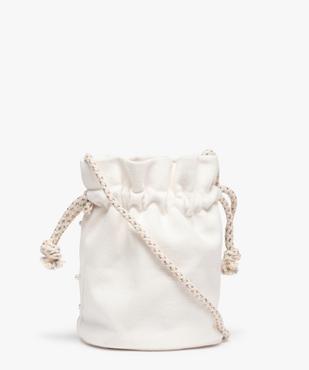 Sac seau fille en tissu décoré et de perles vue2 - GEMO (ENFANT) - GEMO