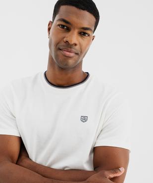 Tee-shirt col rond uni homme - Kensington vue2 - KENSINGTON - GEMO