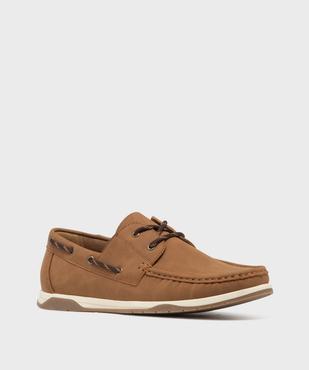 Chaussures bateau avec semelle intérieure cuir homme - Urban Steps vue3 - URBAN STEPS GEMO FOR GOOD - GEMO