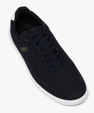 Baskets homme suédées à lacets style skateshoes vue5 - GEMO (SPORTSWR) - GEMO