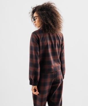 Veste courte zippée femme vue3 - GEMO(FEMME PAP) - GEMO