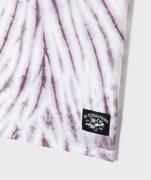 Tee-shirt manches courtes esprit tie and dye garçon vue3 - GEMO 4G GARCON - GEMO