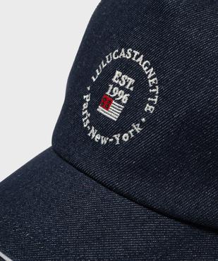 Casquette en toile denim garçon - LuluCastagnette vue3 - LULU CASTAGNETT - GEMO