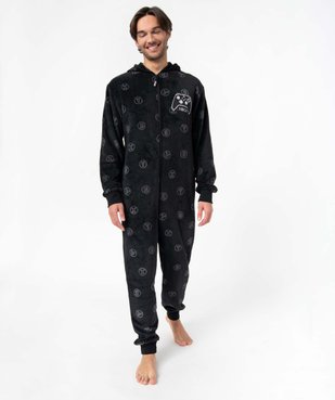 Combinaison pyjama homme en velours imprimé – X-Box vue1 - XBOX - GEMO