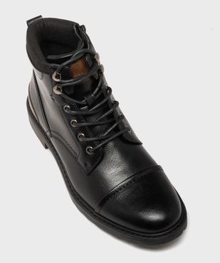 Low-boots à bout droit à lacets homme - Redskins vue5 - REDSKINS - GEMO