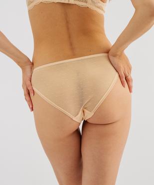 Culotte en dentelle et tulle femme (lot de 2) vue2 - GEMO(HOMWR FEM) - GEMO