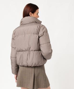Blouson matelassé avec col montant coupe courte femme vue3 - PREMIER PRIX BY GEMO - GEMO
