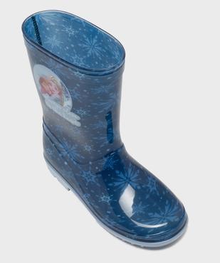 Bottes de pluie à semelle crantée imprimées fille - La Reine des Neiges vue5 - REINE DES NEIGE - GEMO