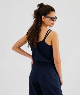 Débardeur à fines bretelles et perles femme vue3 - GEMO(FEMME PAP) - GEMO