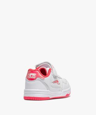 Tennis bébé bicolores à scratch - Airness Salto vue4 - AIRNESS - GEMO