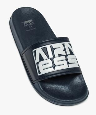 Mules de piscine homme bicolores - Airness vue5 - AIRNESS - GEMO