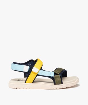 Sandales garçon en mesh avec brides colorées à scratch vue1 - GEMO (ENFANT) - GEMO