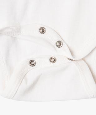 Bodies à manches longues avec motifs maisons bébé fille (lot de 3) vue4 - GEMO 4G BEBE - GEMO