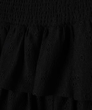 Jupe à volants avec doublure short invisible fille vue2 - GEMO (JUNIOR) - GEMO