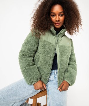 Blouson en sherpa avec col montant femme - Camps United vue1 - CAMPS UNITED - GEMO