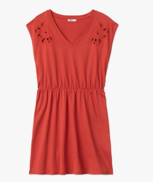 Robe courte sans manches en maille femme vue4 - GEMO(FEMME PAP) - GEMO