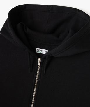 Sweat zippé à capuche fille vue2 - GEMO 4G FILLE - GEMO