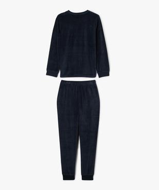 Pyjama en velours avec inscription Boston garçon vue4 - GEMO (JUNIOR) - GEMO