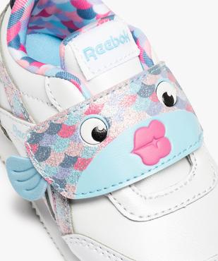 Baskets bébé à scratch Océans - Reebok Poisson arc-en-ciel vue6 - REEBOK - GEMO
