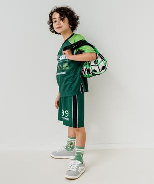 Bermuda de sport imprimé garçon - Minecraft vue5 - MINECRAFT - GEMO