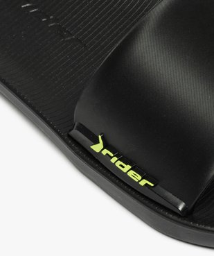 Mules de piscine fille unies logo fluo – Rider vue6 - RIDER - GEMO