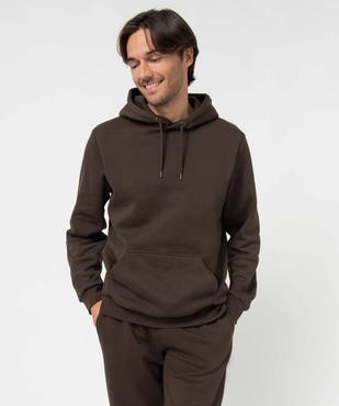 Sweat à capuche intérieur molletonné homme vue2 - GEMO 4G HOMME - GEMO