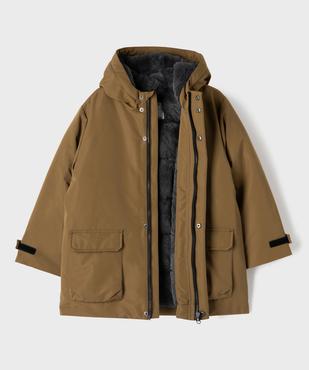 Parka à capuche avec doublure douillette garçon vue2 - GEMO 4G GARCON - GEMO