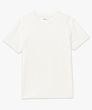 Tee-shirt manches courtes en maille texturée homme. vue4 - GEMO (HOMME) - GEMO