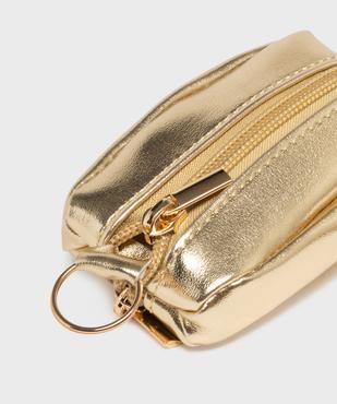 Porte-monnaie à double poche zippé femme vue1 - GEMO (ACCESS) - GEMO