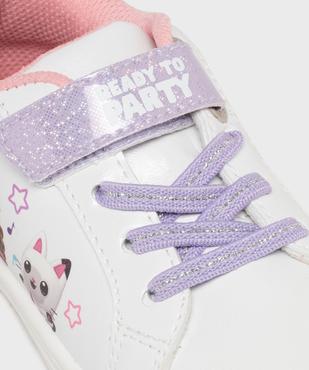 Baskets avec détails pailletés fermeture scratch fille - Gabby’s Dollhouse vue6 - GABBY - GEMO
