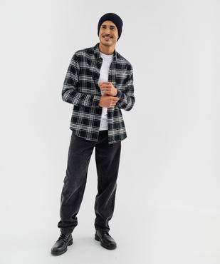 Chemise en coton à carreaux homme vue4 - GEMO 4G HOMME - GEMO