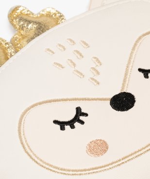 Sac bandoulière compact à détails dorés fille vue3 - GEMO (ENFANT) - GEMO
