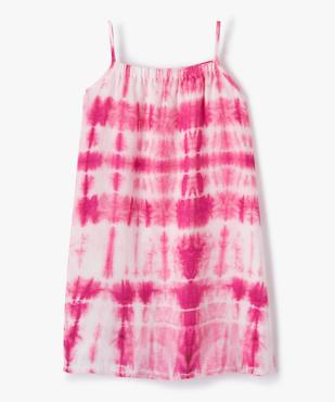 Robe fille à fines bretelles et imprimé tie-and-dye vue3 - GEMO (ENFANT) - GEMO