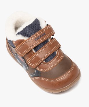 Chaussures premiers pas bébé garçon fourrées - Geox vue5 - GEOX - GEMO