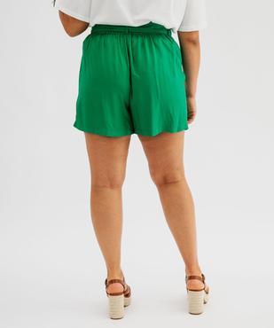 Short fluide coupe ample femme grande taille vue3 - GEMO (G TAILLE) - GEMO