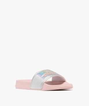 Mules piscine à bride pailleté confort fille - Ellesse vue2 - ELLESSE - GEMO