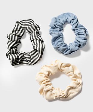Chouchous pour les cheveux couleurs variées (lot de 3) vue1 - GEMO (ACCESS) - GEMO