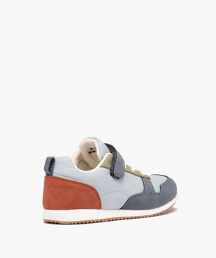 Baskets garçon casual dessus en denim et suédine vue4 - GEMO (ENFANT) - GEMO