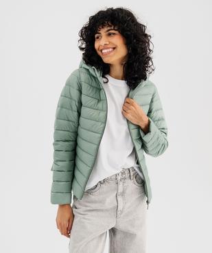 Doudoune légère à capuche femme vue1 - GEMO 4G FEMME - GEMO