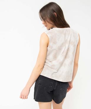 Débardeur femme à large motif - Nirvana vue3 - NIRVANA - GEMO