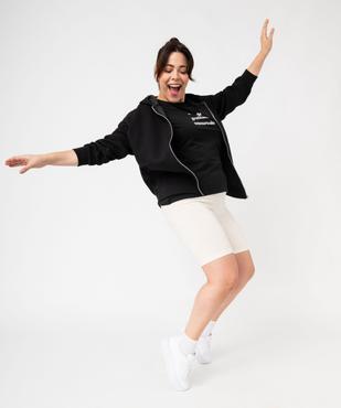 Short en maille extensible avec ceinture élastique  femme grande taille vue5 - GEMO 4G GT - GEMO