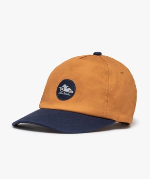 Casquette bébé garçon bicolore à bride élastique vue1 - GEMO(BEBE DEBT) - GEMO