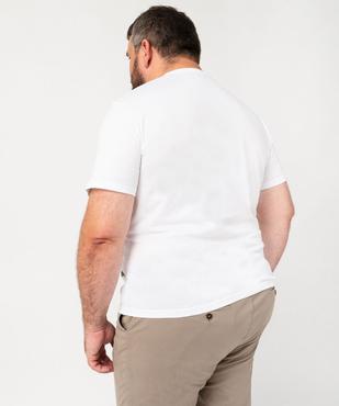 Tee-shirt manches courtes en coton imprimé homme vue9 - GEMO 4G HOMME - GEMO