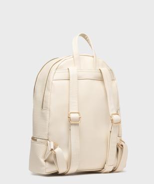 Sac à dos aspect tressé et ajouré femme vue2 - GEMO (ACCESS) - GEMO