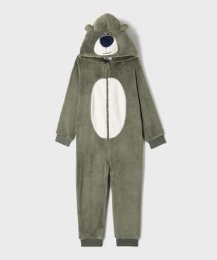 Combinaison pyjama maille peluche garçon vue1 - GEMO (ENFANT) - GEMO