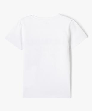 Tee-shirt à manches courtes avec motif streetwear garçon  vue3 - GEMO 4G GARCON - GEMO