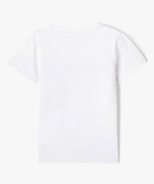 Tee-shirt à manches courtes avec motif streetwear garçon  vue3 - GEMO 4G GARCON - GEMO