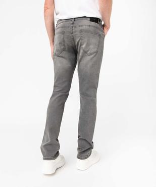 Jean homme straight en coton stretch vue3 - GEMO (HOMME) - GEMO
