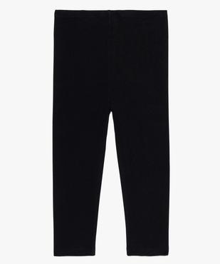 Legging court fille coloris uni en coton vue2 - GEMO (ENFANT) - GEMO