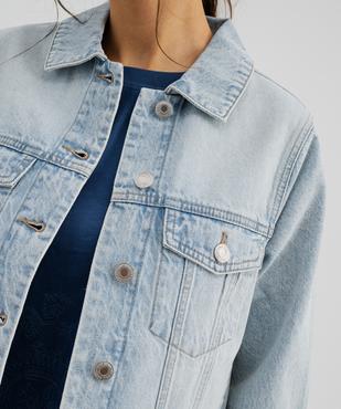 Veste en jean classique femme vue2 - GEMO 4G FEMME - GEMO